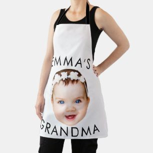 Custom Photo Face Mum Grandma Grandpa Birthday Apron