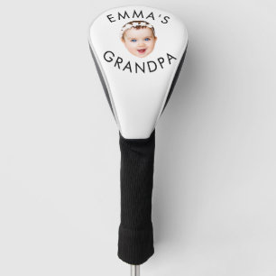 Custom Photo Face Mum Grandma Grandpa Birthday Golf Head Cover