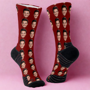 Custom Photo Face Socks, Funny Personalized Gift  Socks