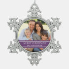 Custom Photo Family Christmas Ornament