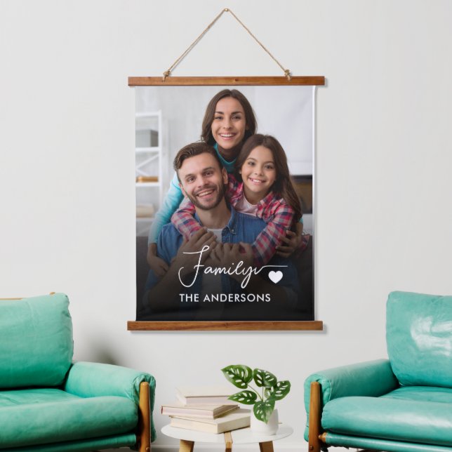 Custom Photo Family  Hanging Tapestry (Living Room)