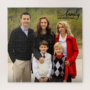 CUSTOM PHOTO Family Is Everything jigsaw puzzle