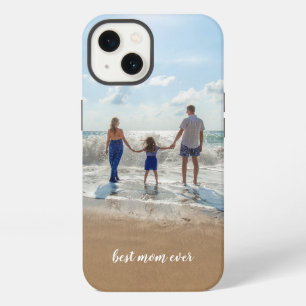 Custom Photo Family Name Best Mum Ever iPhone 13 Case