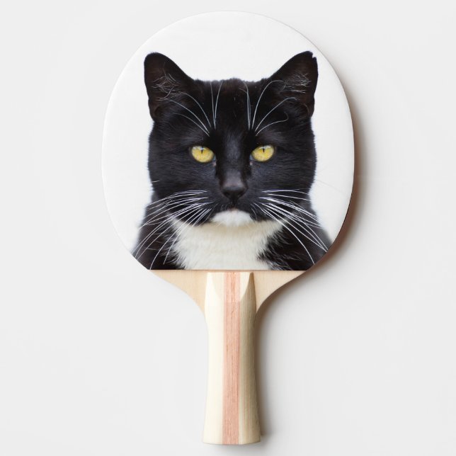 Custom Photo Family Pet Cat Ping Pong Paddle (Front)