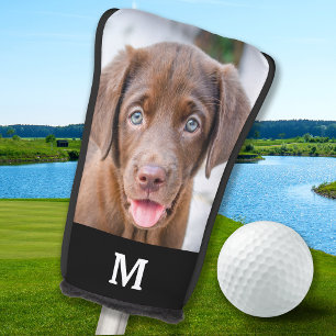 Custom Photo Family Pet Dog Personalised Monogram Golf Head Cover