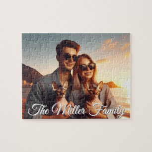Custom Photo Family Pet Sphynx Cat Personalised  Jigsaw Puzzle