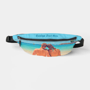 Custom Photo Fanny Pack with Your Photos and Text