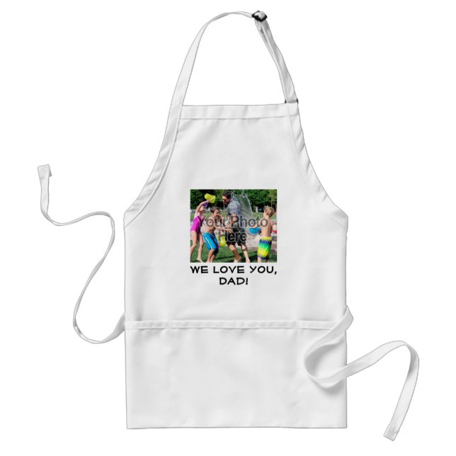 Custom Photo Father's Day Apron (Front)