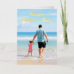 Custom Photo Father's Day Card with Your Photos