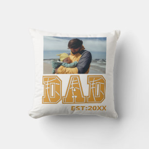 Custom photo Fathers day Sports Dad Basketball Dad Cushion