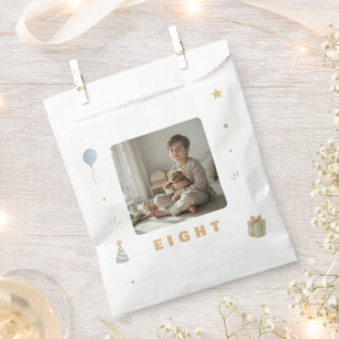 Custom Photo Favour Bags Age 8