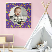 Custom Photo First Christmas Gifts for Daughter