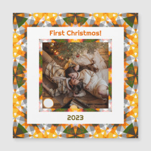 Custom Photo First Christmas Newly Weds New Home 