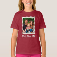 Custom Photo First Class Dad on Fist Class Postage