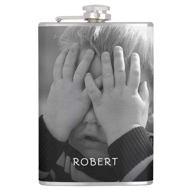 Custom Photo Flask (Front)