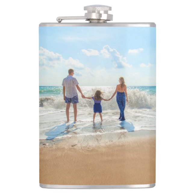 Custom Photo Flask with Your Photos Gift (Front)