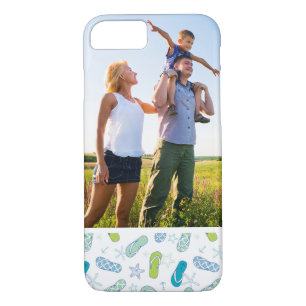 Custom Photo Flip Flop Pattern iPhone 8/7 Case