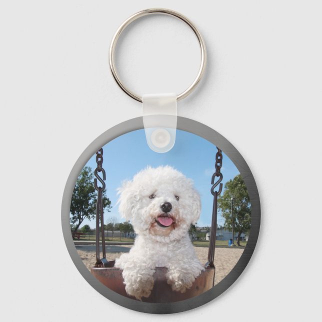 Custom Photo Frame Keychain (Front)