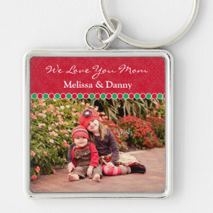Custom Photo Frame Large Premium Keychain