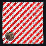 Custom Photo Frame USA American Flag Patriotic Fun Bandana<br><div class="desc">USA Photo Frame - Fun U.S.A. patriotic American flag themed photo frame. Copyright © Angi Laframboise. Cute,  customised,  personalised gifts for patriotic pets.</div>