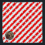 Custom Photo Frame USA American Flag Patriotic Fun Bandana<br><div class="desc">USA Photo Frame - Fun U.S.A. patriotic American flag themed photo frame. Copyright © Angi Laframboise. Cute,  customised,  personalised gifts for patriotic pets.</div>