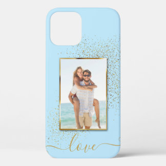 Custom Photo Framed Personalised Name iPhone 12 Case