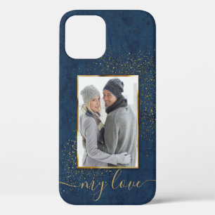 Custom Photo Framed Personalised Name iPhone 12 Case