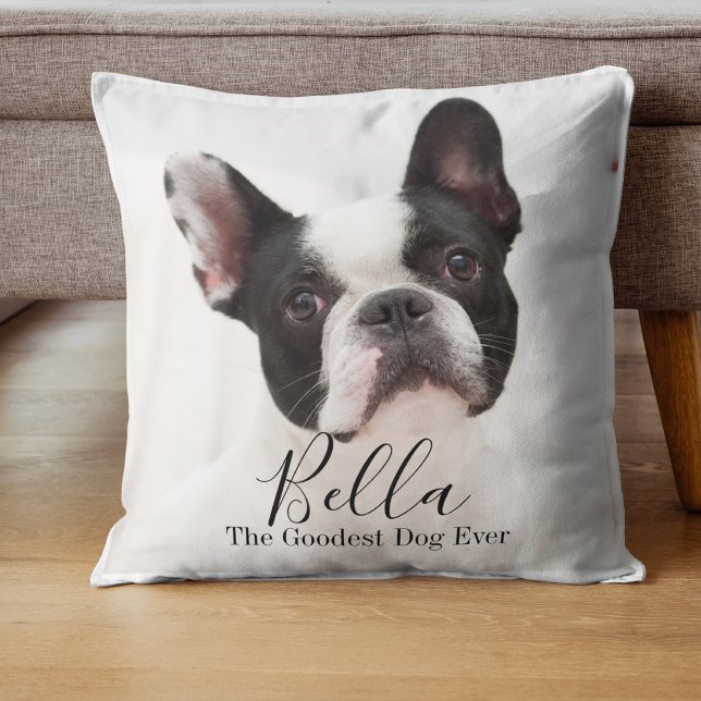 Custom Photo French Bulldog Personalised Cushion (Creator Uploaded)