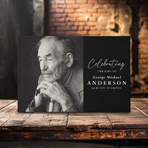 Custom Photo Funeral Sympathy Guest Book