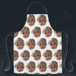 Custom Photo Funny Crazy Face Kitchen Chef Gift Apron<br><div class="desc">Custom Photo Funny Crazy Face Kitchen Chef Gift Apron</div>