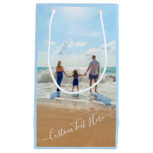 Custom Photo Gift Bag with Your Photos and Text