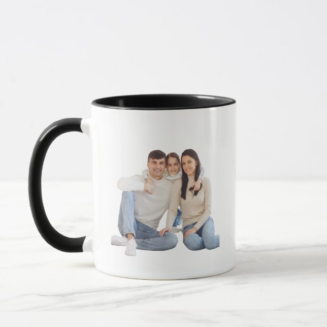 Custom Photo Gift For Her Him, Customised Face Mug (Left)