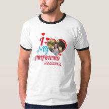 Custom Photo Gift: "I love My Girlfriend Jessica 