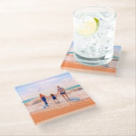 Custom Photo Glass Coaster Your Favourite Photos<br><div class="desc">Custom Photo Glass Coasters - Unique Your Own Design Personalised Family / Friends or Personal Glass Coaster Gift - Add Your Photo / or Text / more - Resize and move or remove and add elements / image with Customisation tool ! ( Choose your photo colour with filter for colours...</div>