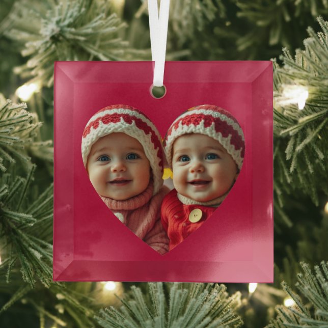 Custom Photo  Glass Tree Decoration (Insitu)