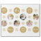 Custom Photo Gold Glitter Look Gift Wrap