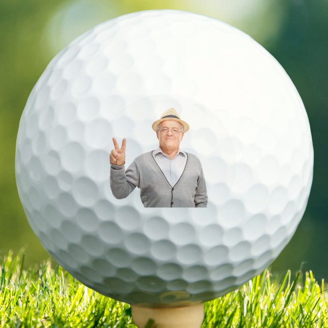 Custom Photo Golf Balls (Create your own golf ball with your photo – fun, personalized gift for golfers and tournaments.)