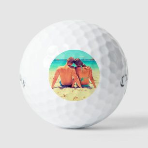 Custom Photo Golf Balls Upload Your Photo - Love