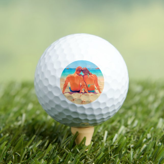 Custom Photo Golf Balls with Your Favourite Photo (Insitu Tee)
