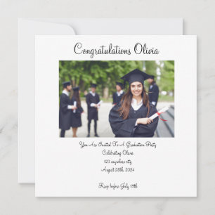 CUSTOM PHOTO GRADUATION 2024 SAVE THE DATE