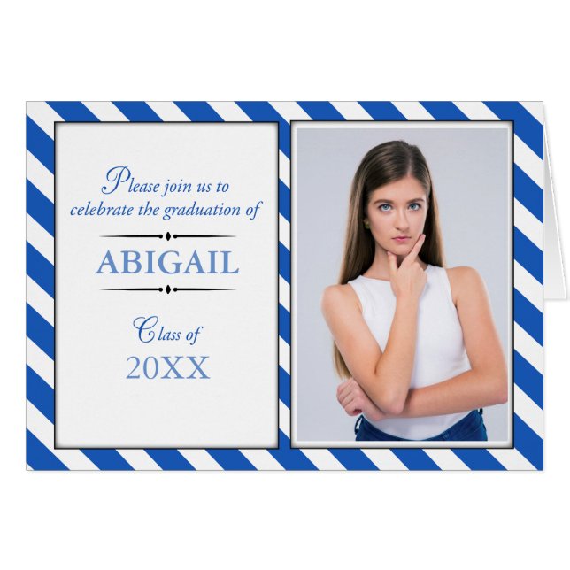 Custom Photo Graduation Celebration Invitation (Front Horizontal)