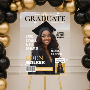 Custom Photo Graduation Magazine Display