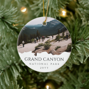 Custom Photo Grand Canyon National Park Arizona Ceramic Ornament