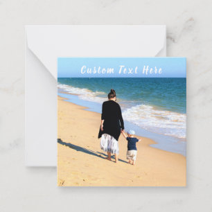Custom Photo Greeting Card Personalised Text