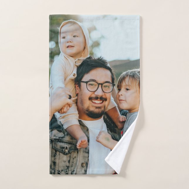 Custom Photo Hand Towel (Hand Towel)