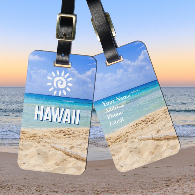 Custom Photo Hawaii Luggage Tag (Creator Uploaded)