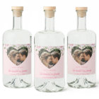 Custom photo heart and text template Valentine