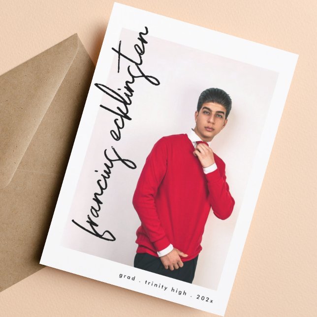 Custom Photo High School Graduation Announcement (Creator Uploaded)