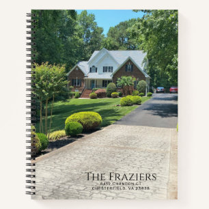 Custom Photo Home Notes and Projects Notebook