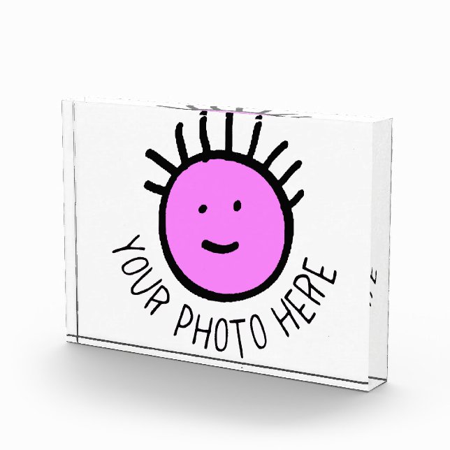 Custom Photo HORIZONTAL PHOTOBLOCK Blank Template (Right)